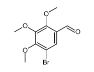 5-溴-2,3,4-三甲氧基-苯甲醛结构式
