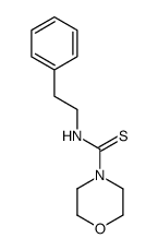 N-(2-phenylethyl)morpholine-4-carbothioamide Structure