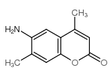 6-amino-4,7-dimethylchromen-2-one Structure