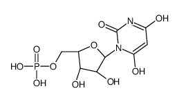 1-(5'-phospho-beta-D-ribofuranosyl)barbituric acid结构式