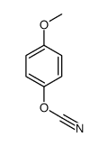 4-Methoxyphenol cyanate ester Structure