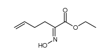 2-Oximino-5-hexensaeureethylester Structure