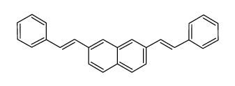 2,7-二苯乙烯基萘结构式