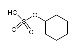Sulfuric acid hydrogen cyclohexyl ester结构式