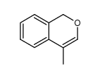 4-methyl-1H-2-benzopyran结构式