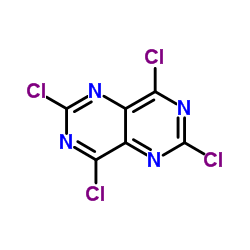 tetrachloropyrimido(5,4-d)pyrimidine Structure
