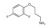 1-Propanamine,3-(2,4-difluorophenoxy)-(9CI) Structure