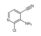 3-amino-2-chloroisonicotinonitrile Structure