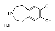 2,3,4,5-Tetrahydro-1H-3-benzazepine-7,8-diol hydrobromide (1:1) Structure