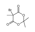 5-溴-2.2.5-三甲基-1.3-二噁烷-4.6-二酮结构式