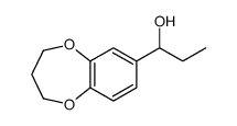 1-(3,4-dihydro-2H-1,5-benzodioxepin-7-yl)propan-1-ol Structure