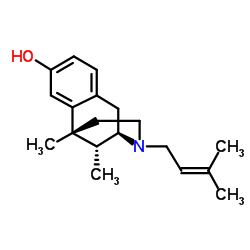 (R)-Pentazocine Structure