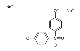 disodium p,p'-sulphonylbis(phenolate) Structure