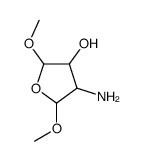 3-Furanol,4-aminotetrahydro-2,5-dimethoxy- Structure