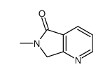 6-甲基-6,7-二氢-5H-吡咯并[3,4-b]吡啶-5-酮结构式