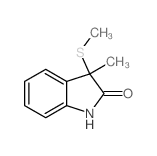 3-methyl-3-methylsulfanyl-1H-indol-2-one Structure