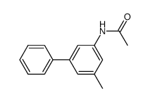N-(5-methyl-[1,1'-biphenyl]-3-yl)acetamide结构式
