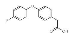 4-(4-氟苯氧基)苯乙酸结构式