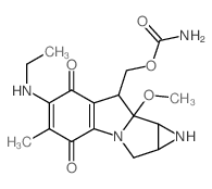 mitomycin c, ethylamine Structure