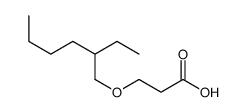 3-(2-ethylhexoxy)propanoic acid结构式