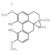 Magnoflorine Iodide Structure