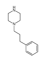 1-(3-苯基丙基)哌嗪结构式