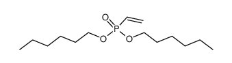 vinyl-phosphonic acid dihexyl ester Structure