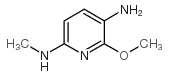 5-氨基-6-甲氧基-2-甲基氨基吡啶结构式