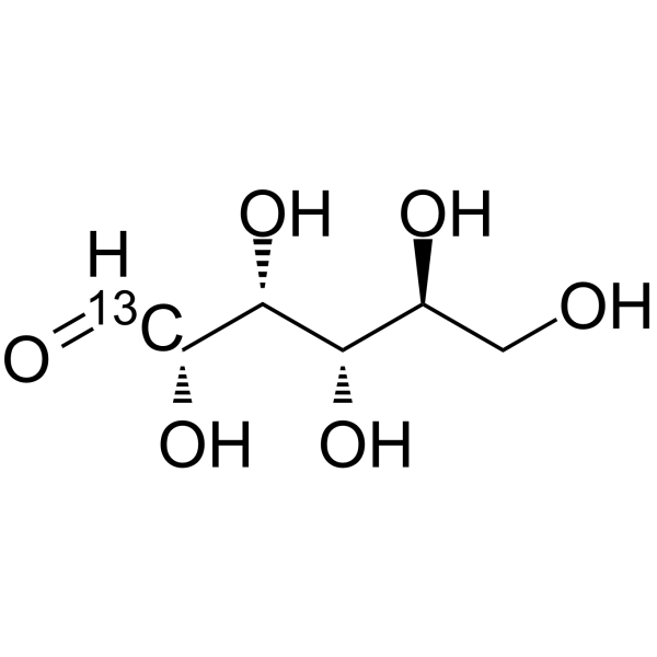 L-[1-13C]葡萄糖结构式