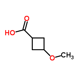 3-Methoxycyclobutanecarboxylic acid structure