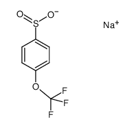 4-(三氟甲氧基)苯亚磺酸钠结构式