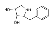 (2S,3S,4S)-2-benzylpyrrolidine-3,4-diol结构式