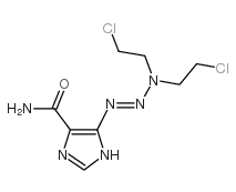1H-Imidazole-4-carboxamide,5-[3,3-bis(2-chloroethyl)-1-triazenyl]- Structure