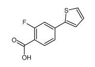 2-fluoro-4-thiophen-2-ylbenzoic acid Structure