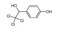 2,2,2-trichloro-1-(4-hydroxyphenyl)ethanol结构式