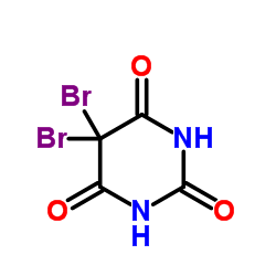 5,5-Dibromo-2,4,6(1H,3H,5H)-pyrimidinetrione Structure