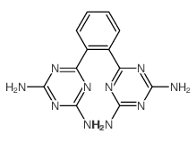 1,3,5-Triazine-2,4-diamine,6,6'-(1,2-phenylene) bis-结构式