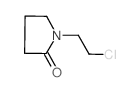 1-(2-氯乙基)吡咯烷酮-2-酮结构式