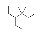 4-ethyl-3,3-dimethylhexane Structure