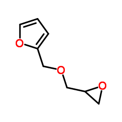 2-[(2-Oxiranylmethoxy)methyl]furan Structure