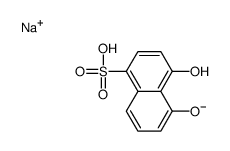 sodium 4,5-dihydroxynaphthalene-1-sulphonate结构式