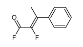 2-fluoro-3-phenylbut-2-enoyl fluoride结构式