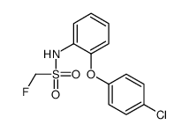 N-[2-(4-chlorophenoxy)phenyl]-1-fluoromethanesulfonamide Structure