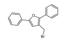 3-bromomethyl-2,5-diphenyl-furan Structure
