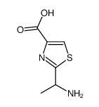 2-(1-Aminoethyl)thiazole-4-carboxylic acid Structure