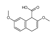 2,7-dimethoxy-1,4-dihydronaphthalene-1-carboxylic acid结构式