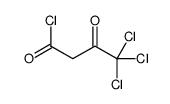 4,4,4-trichloro-3-oxobutanoyl chloride Structure