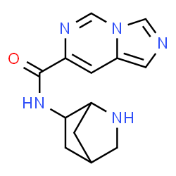 Imidazo[1,5-c]pyrimidine-7-carboxamide, N-2-azabicyclo[2.2.1]hept-6-yl- (9CI) Structure