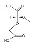 (-)(S)-glyoxylic acid methyl-carboxymethyl-acetal结构式