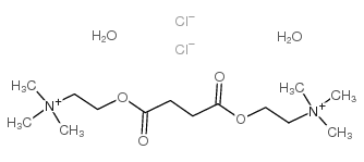氯化琥珀酰胆碱二水合物结构式